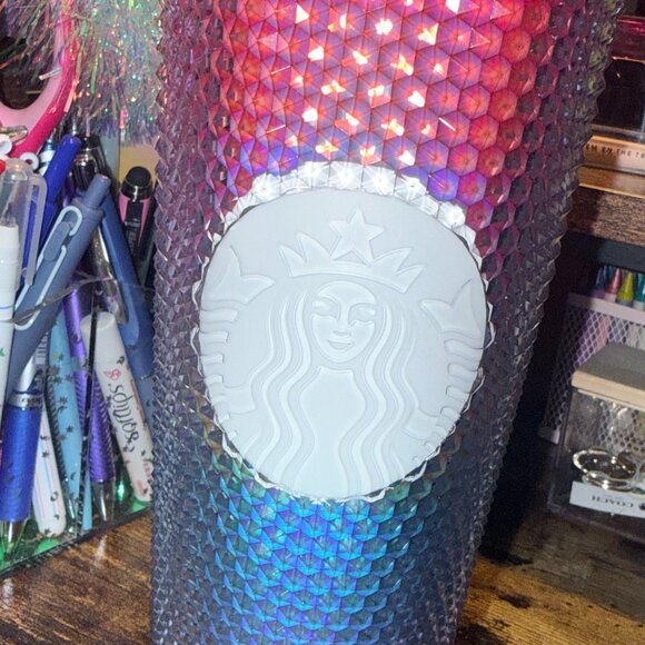 Starbucks Summer Studded Rainbow Venti Tumbler - NEW - Picture 2 of 4